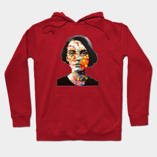 Girl's face in paint Hoodie